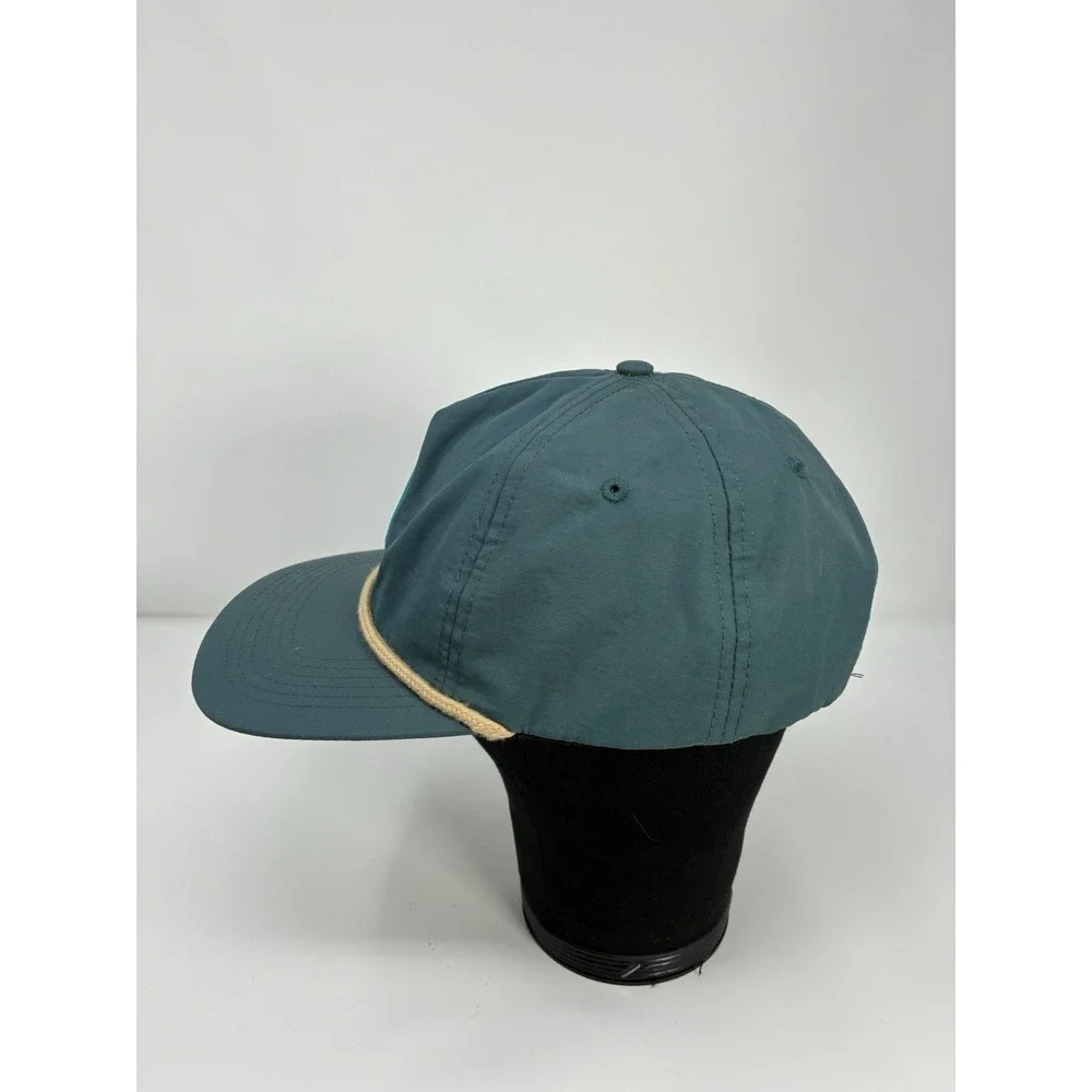 Sun Cruiser Iced Tea‎ Vodka Teal Rope Hat Adjustable Snapback Cap Retro Style